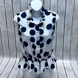 Alice Ritter Brooklyn Ruffle Tank Blouse Size Small